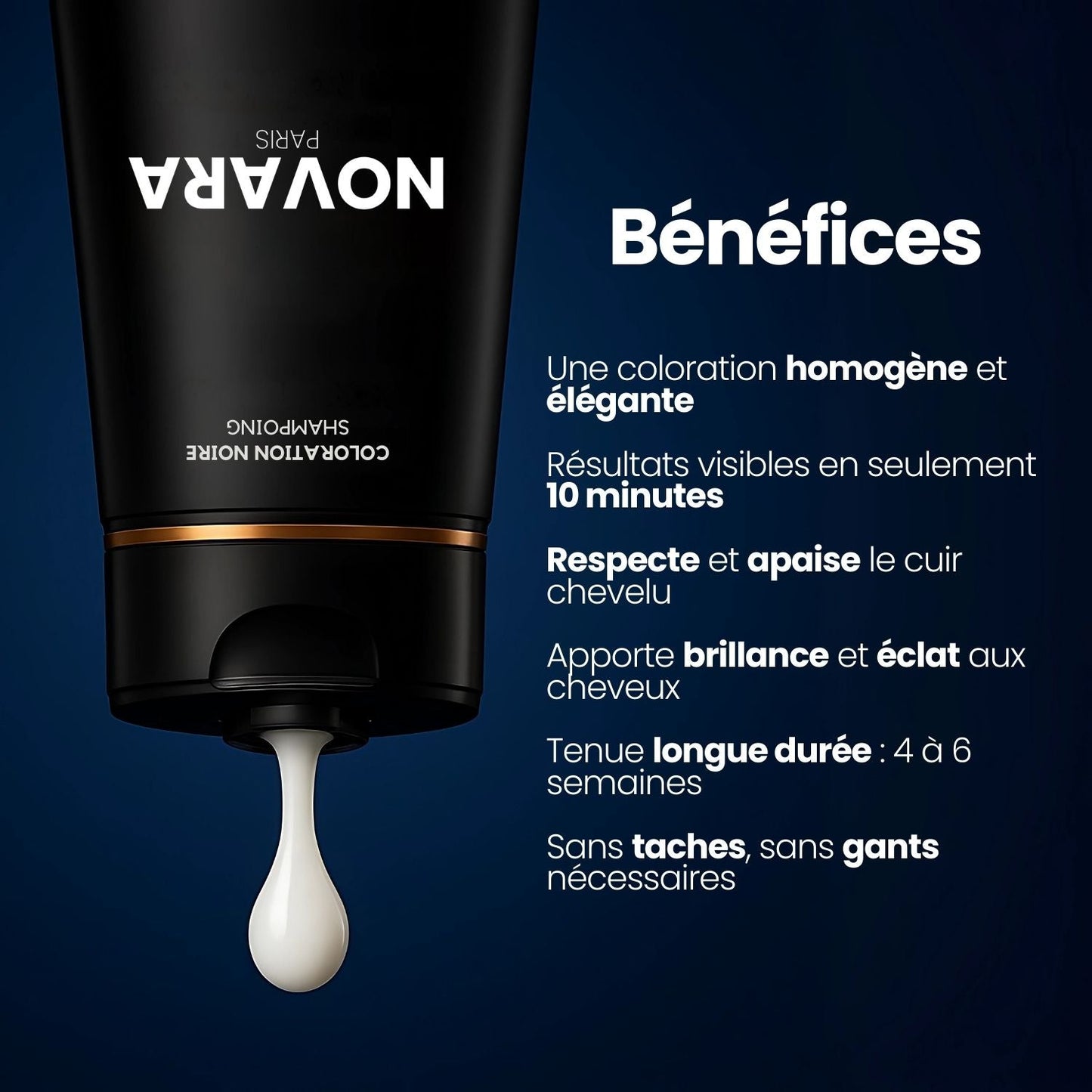Shampoing colorant instantané Homme